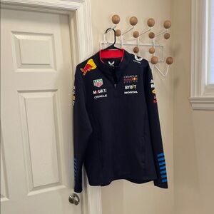 Castore - Classic Red Bull Racing Long Sleeve Pullover - Navy - XL